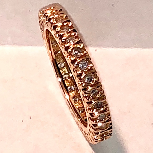 14K GOLD 1.0 TCW SI1 H DIAMONDS ETERNITY BAND